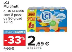 Carrefour LC1 Multifrutti offerta
