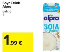 Carrefour Soya Drink Alpro offerta