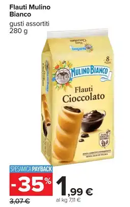 Carrefour Flauti Mulino Bianco offerta