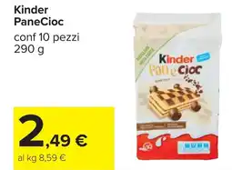 Carrefour Kinder PaneCioc offerta