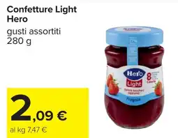 Carrefour Confetture Light Hero offerta