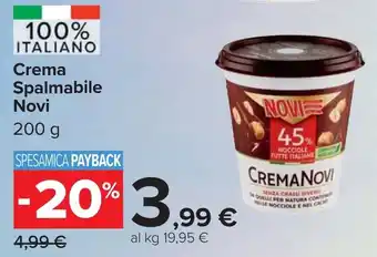Carrefour Crema Spalmabile Novi offerta