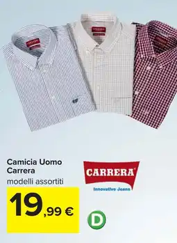Carrefour Camicia Uomo Carrera offerta