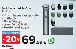 Carrefour Multigroom All in One Philips offerta