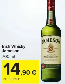 Carrefour Irish Whisky Jameson offerta