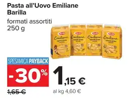 Carrefour Pasta all'Uovo Emiliane Barilla offerta