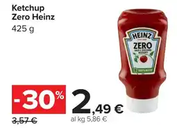 Carrefour Ketchup Zero Heinz offerta