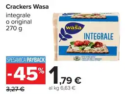 Carrefour Crackers Wasa offerta