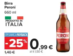 Carrefour Birra Peroni offerta