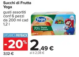 Carrefour Succhi di Frutta Yoga offerta