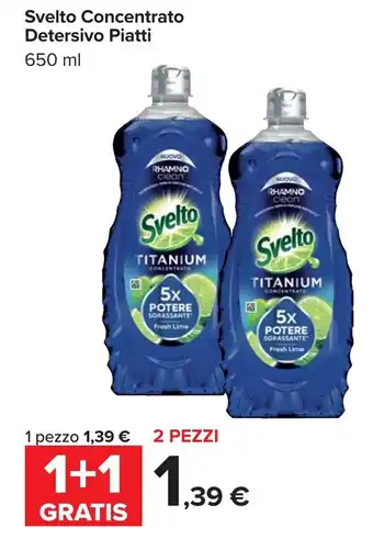 Svelto Concentrato Detersivo Piatti