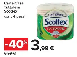 Carrefour Carta Casa Tuttofare Scottex offerta