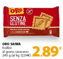 Famila Superstore ORO SAIWA frollini al grano saraceno offerta
