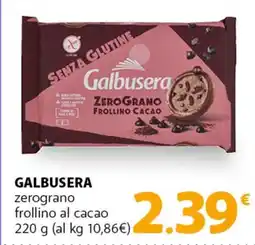 Famila Superstore GALBUSERA zerograno frollino al cacao offerta