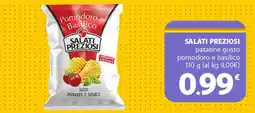 Famila Superstore SALATI PREZIOSI patatine gusto pomodoro e basilico offerta
