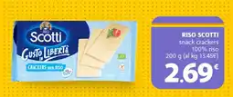 Famila Superstore RISO SCOTTI snack crackers 100% riso offerta