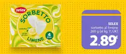Famila Superstore SELEX sorbetto al limone offerta