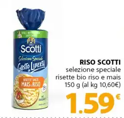Famila Superstore RISO SCOTTI selezione speciale risette bio riso e mais offerta