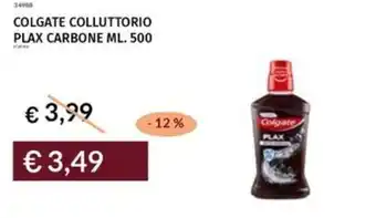 Prezzemolo e Vitale Colgate colluttorio plax carbone offerta