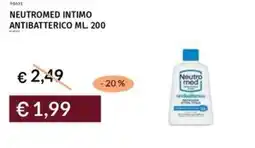Prezzemolo e Vitale Neutromed intimo antibatterico offerta