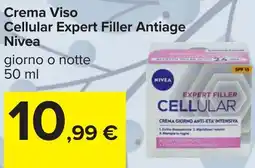 Carrefour Crema Viso Cellular Expert Filler Antiage Nivea offerta