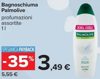 Carrefour Bagnoschiuma Palmolive offerta