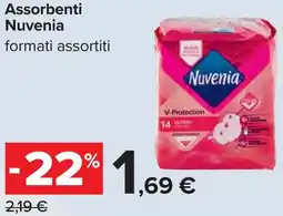 Carrefour Assorbenti Nuvenia offerta