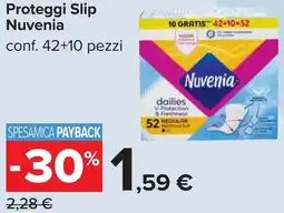 Carrefour Proteggi Slip Nuvenia offerta
