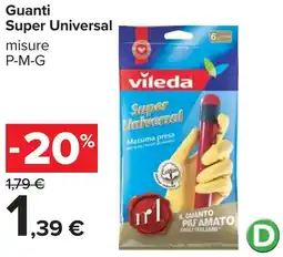 Carrefour Guanti Super Universal offerta