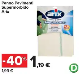 Carrefour Panno Pavimenti Supermorbido Arix offerta