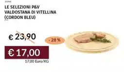 Prezzemolo e Vitale Le selezioni p&v valdostana di vitellina (cordon bleu) offerta