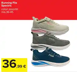 Carrefour Running Fila Spectris offerta