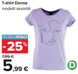 Carrefour T-shirt Donna offerta