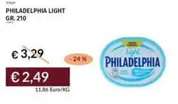 Prezzemolo e Vitale Philadelphia light offerta