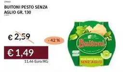 Prezzemolo e Vitale Buitoni pesto senza aglio offerta