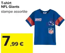 Carrefour T-shirt NFL Giants offerta