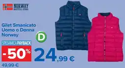 Carrefour Gilet Smanicato Uomo o Donna Norway offerta