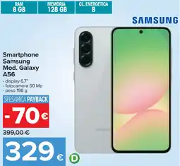 Carrefour Smartphone Samsung Mod. Galaxy A56 offerta