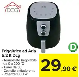 Carrefour Friggitrice ad Aria 5,2 It Dcg offerta