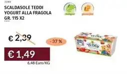 Prezzemolo e Vitale Scaldasole teddi yogurt alla fragola offerta