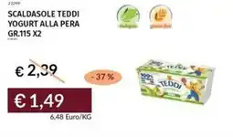 Prezzemolo e Vitale Scaldasole teddi yogurt alla pera offerta