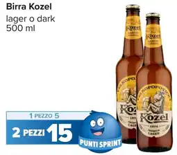 Carrefour Birra Kozel offerta