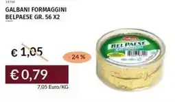 Prezzemolo e Vitale Galbani formaggini belpaese offerta