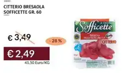 Prezzemolo e Vitale Citterio bresaola sofficette offerta