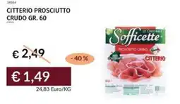 Prezzemolo e Vitale Citterio prosciutto crudo offerta