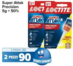 Carrefour Super Attak Precision 5g +50% offerta