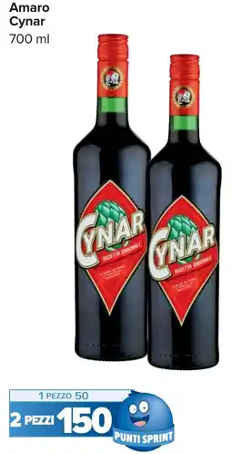 Carrefour Amaro Cynar offerta
