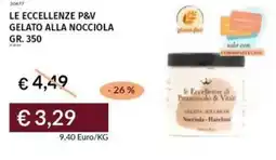 Prezzemolo e Vitale Le eccellenze p&v gelato alla nocciola offerta