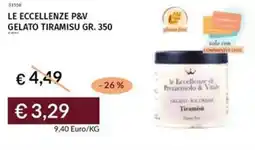 Prezzemolo e Vitale Le eccellenze p&v gelato tiramisu offerta