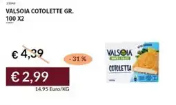 Prezzemolo e Vitale Valsoia cotolette offerta